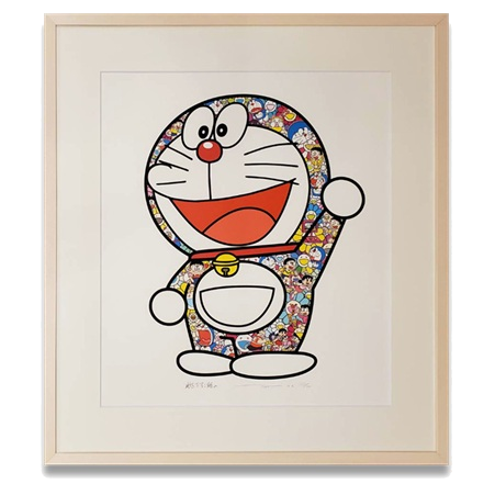 村上隆　ドラえもんさぁ！行くぞ！